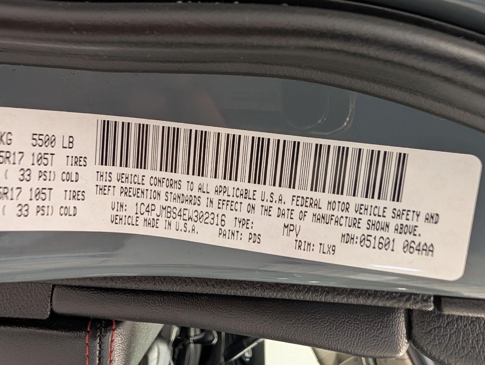 2014 Jeep Cherokee 4WD 4dr Trailhawk