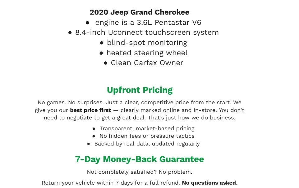2020 Jeep Grand Cherokee Limited 4x4