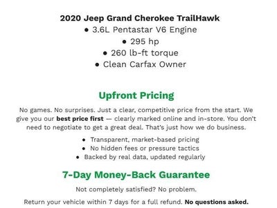 2020 Jeep Grand Cherokee Trailhawk 4x4