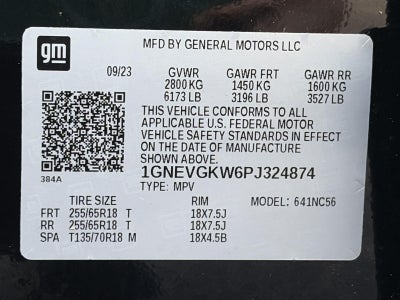 2023 Chevrolet Traverse AWD 4dr LT Cloth w/1LT