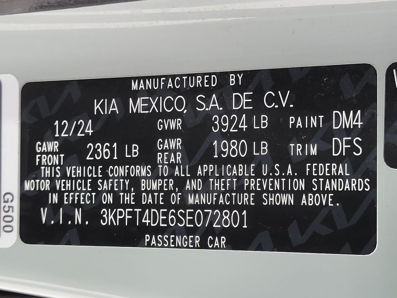 2025 Kia K4 LXS FWD