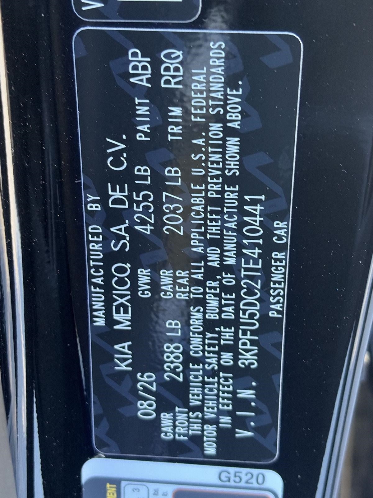 2026 Kia K4 Hatchback GT-Line Turbo FWD