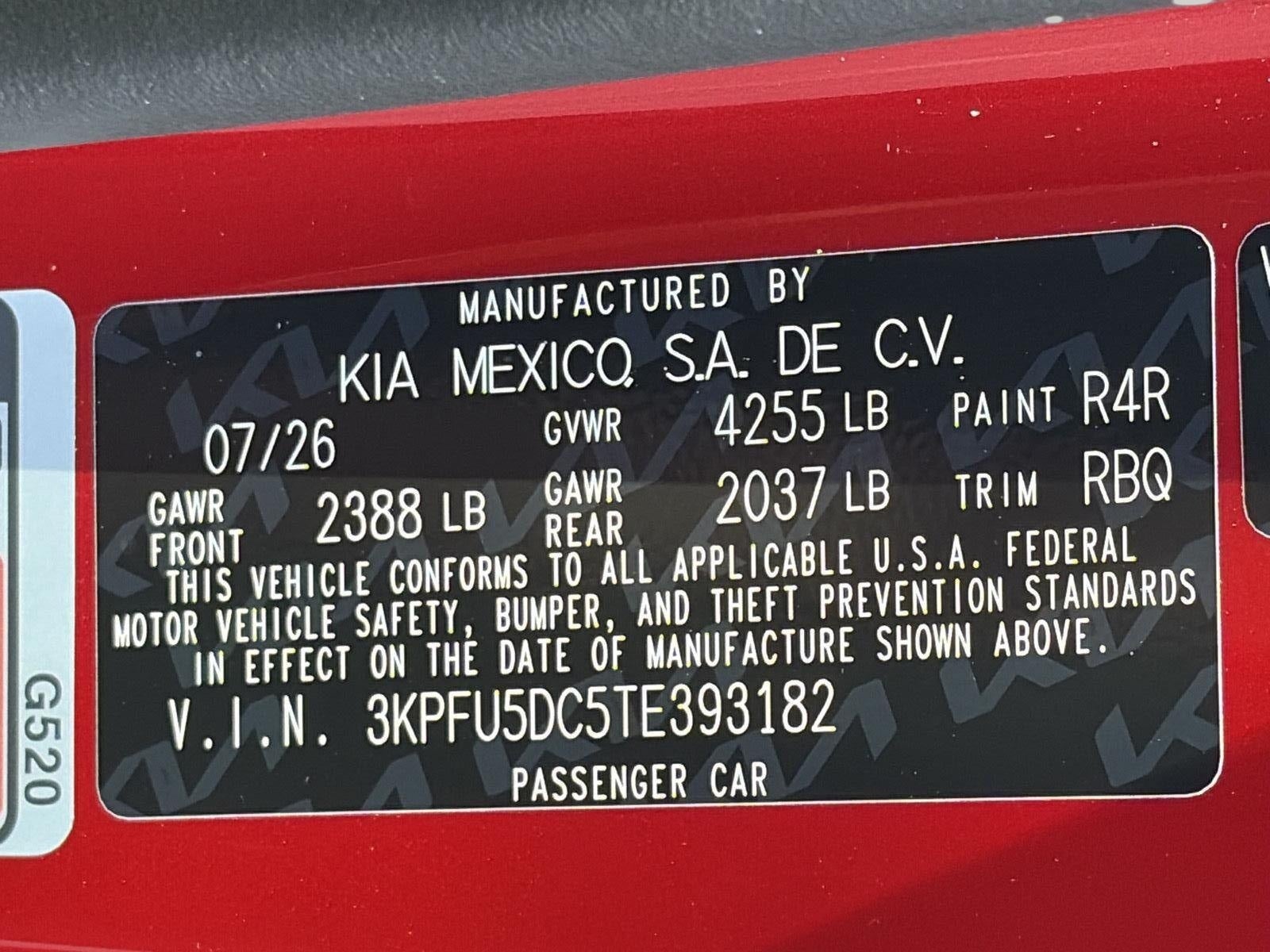 2026 Kia K4 Hatchback GT-Line Turbo FWD