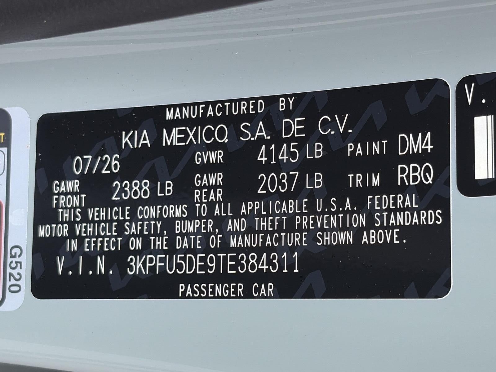 2026 Kia K4 Hatchback GT-Line FWD
