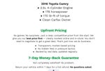 2016 Toyota Camry 4dr Sdn V6 Auto XLE