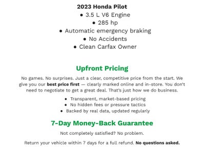 2023 Honda Pilot LX AWD