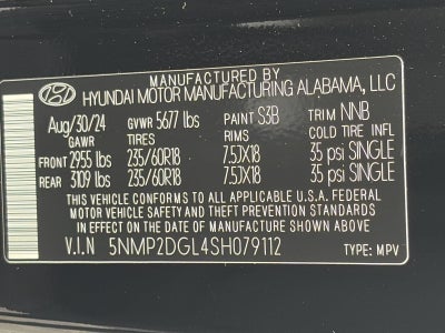 2025 Hyundai Santa Fe SEL AWD