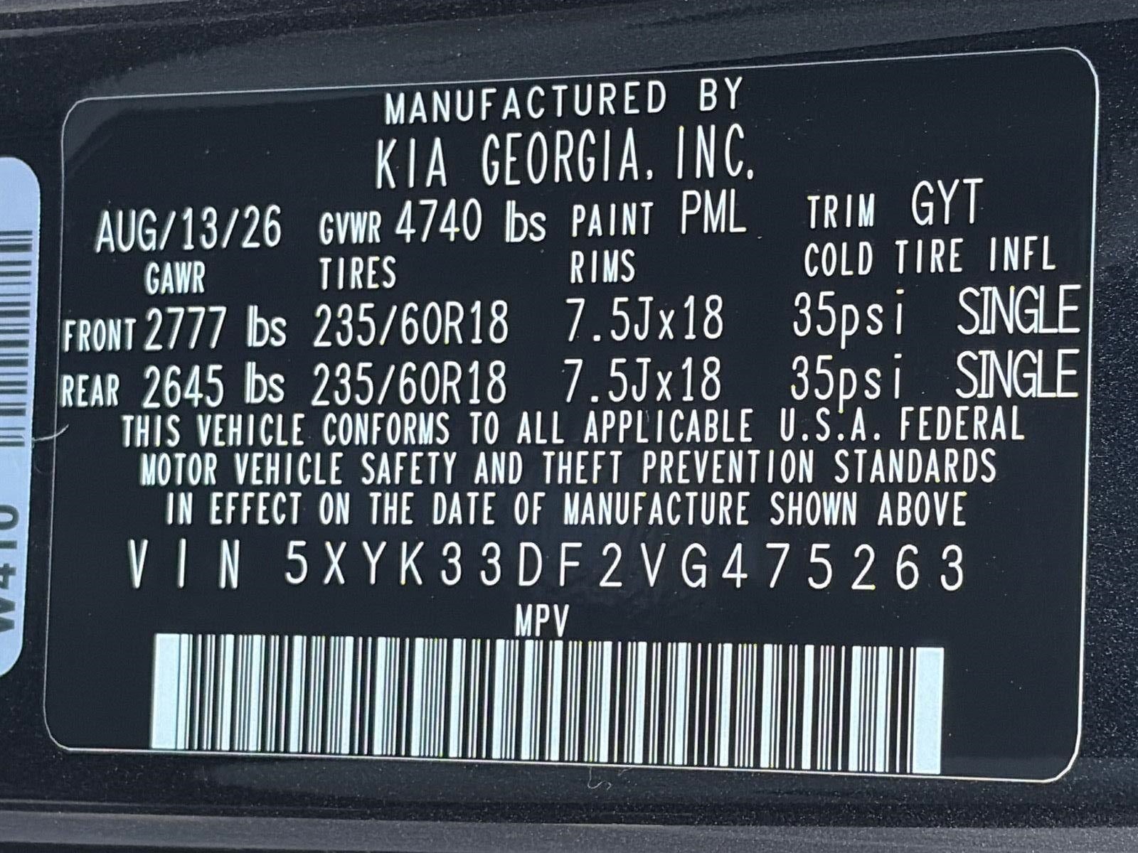 2027 Kia Sportage EX FWD