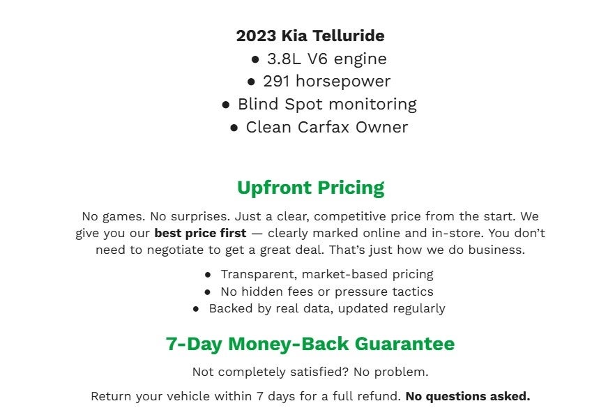 2023 Kia Telluride EX AWD