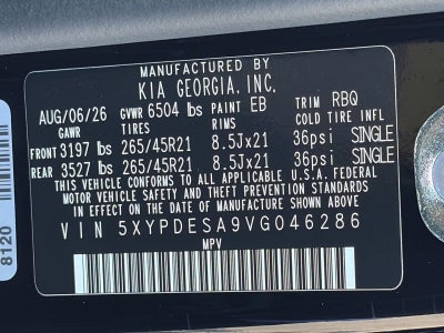 2027 Kia Telluride Hybrid X-Line SX AWD