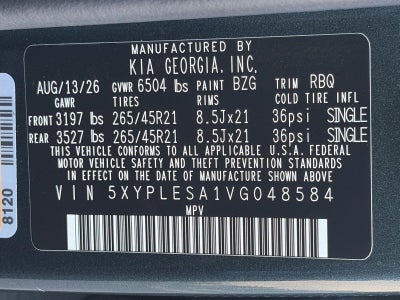 2027 Kia Telluride Hybrid SX-Prestige AWD