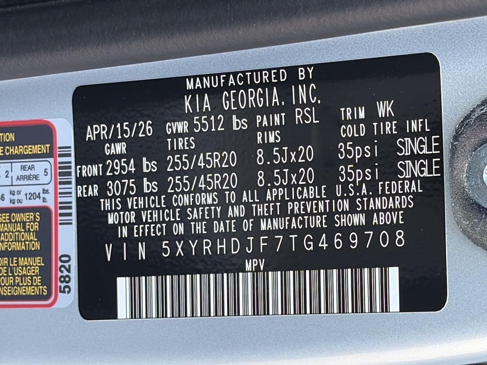 2026 Kia Sorento EX AWD