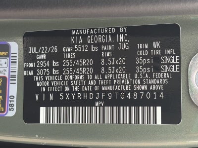 2026 Kia Sorento X-Line EX AWD