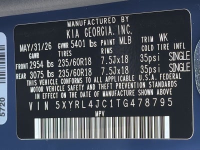 2026 Kia Sorento S FWD
