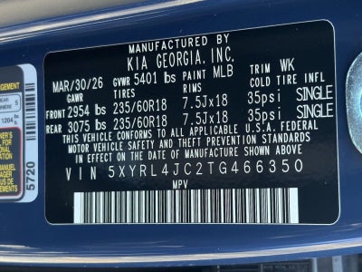 2026 Kia Sorento S FWD