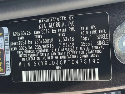 2026 Kia Sorento S AWD