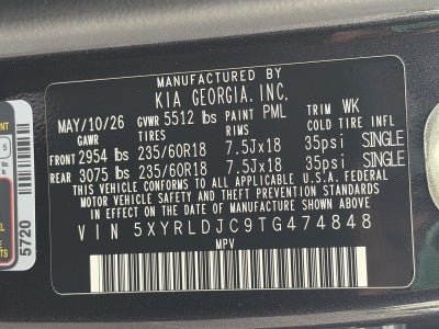 2026 Kia Sorento S AWD