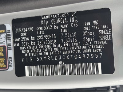 2026 Kia Sorento S AWD
