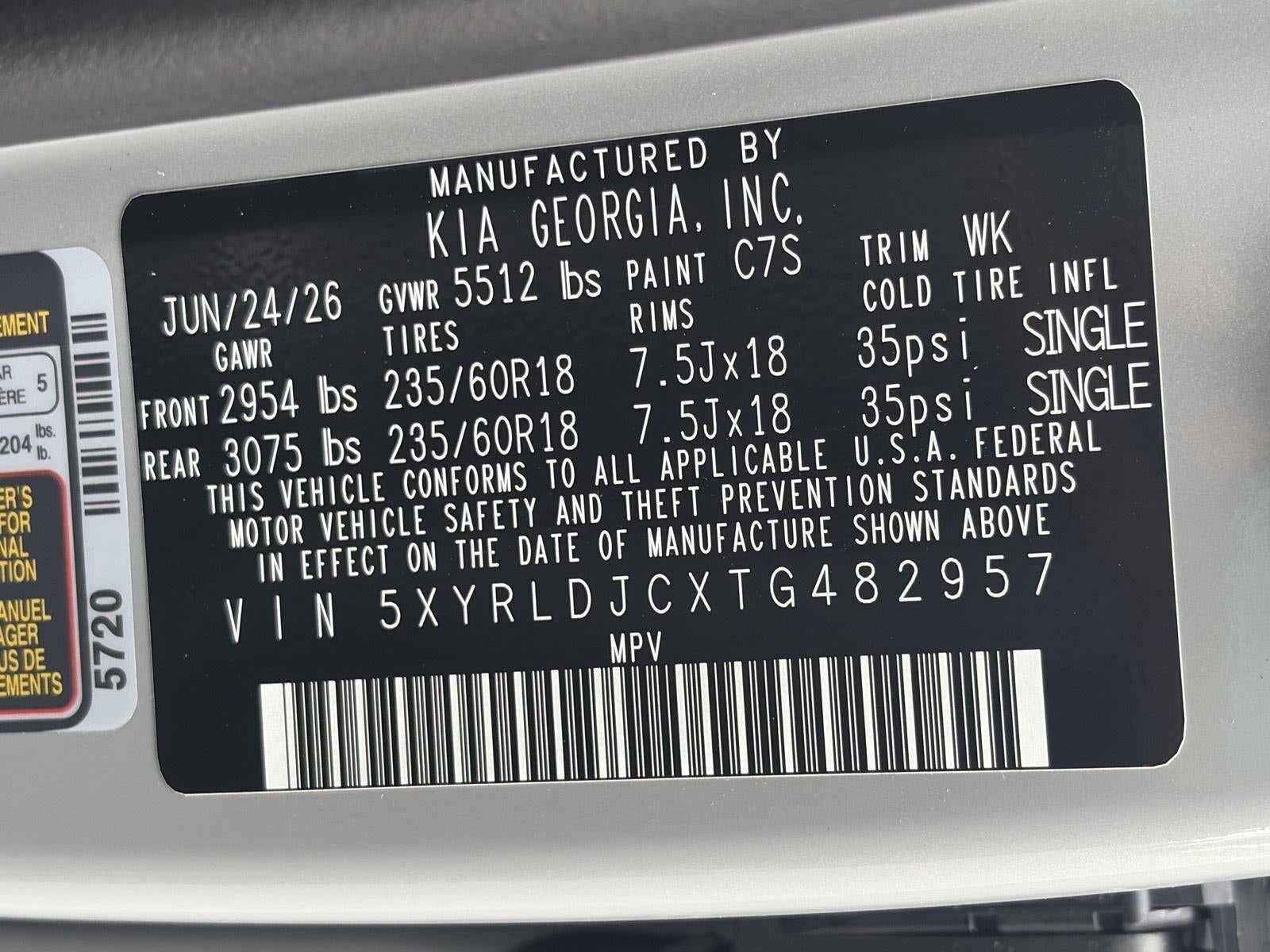 2026 Kia Sorento S AWD