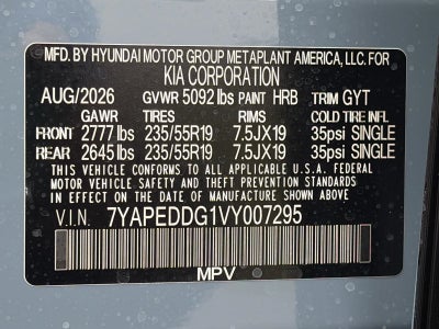2027 Kia Sportage Hybrid SX-Prestige AWD