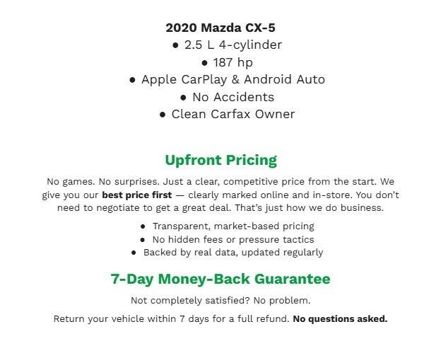 2020 Mazda Mazda CX-5 Touring AWD