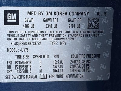 2019 Buick Encore AWD 4dr Essence