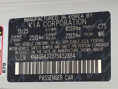 2026 Kia K5 GT-Line Auto AWD