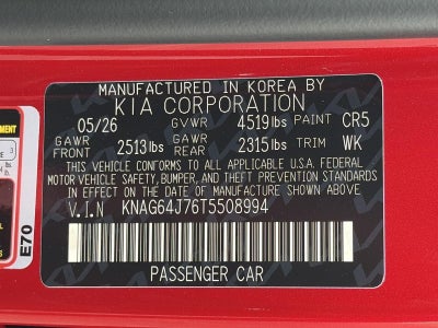 2026 Kia K5 GT-Line Auto FWD
