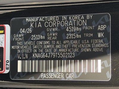 2026 Kia K5 GT-Line Auto AWD