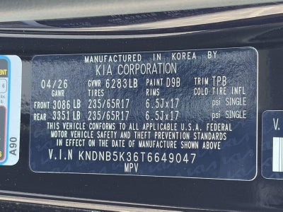 2026 Kia Carnival LX FWD