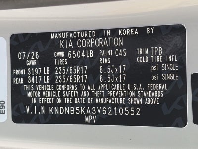 2027 Kia Carnival Hybrid LXS FWD