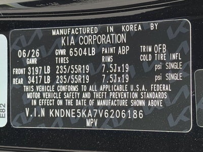 2027 Kia Carnival Hybrid SX FWD