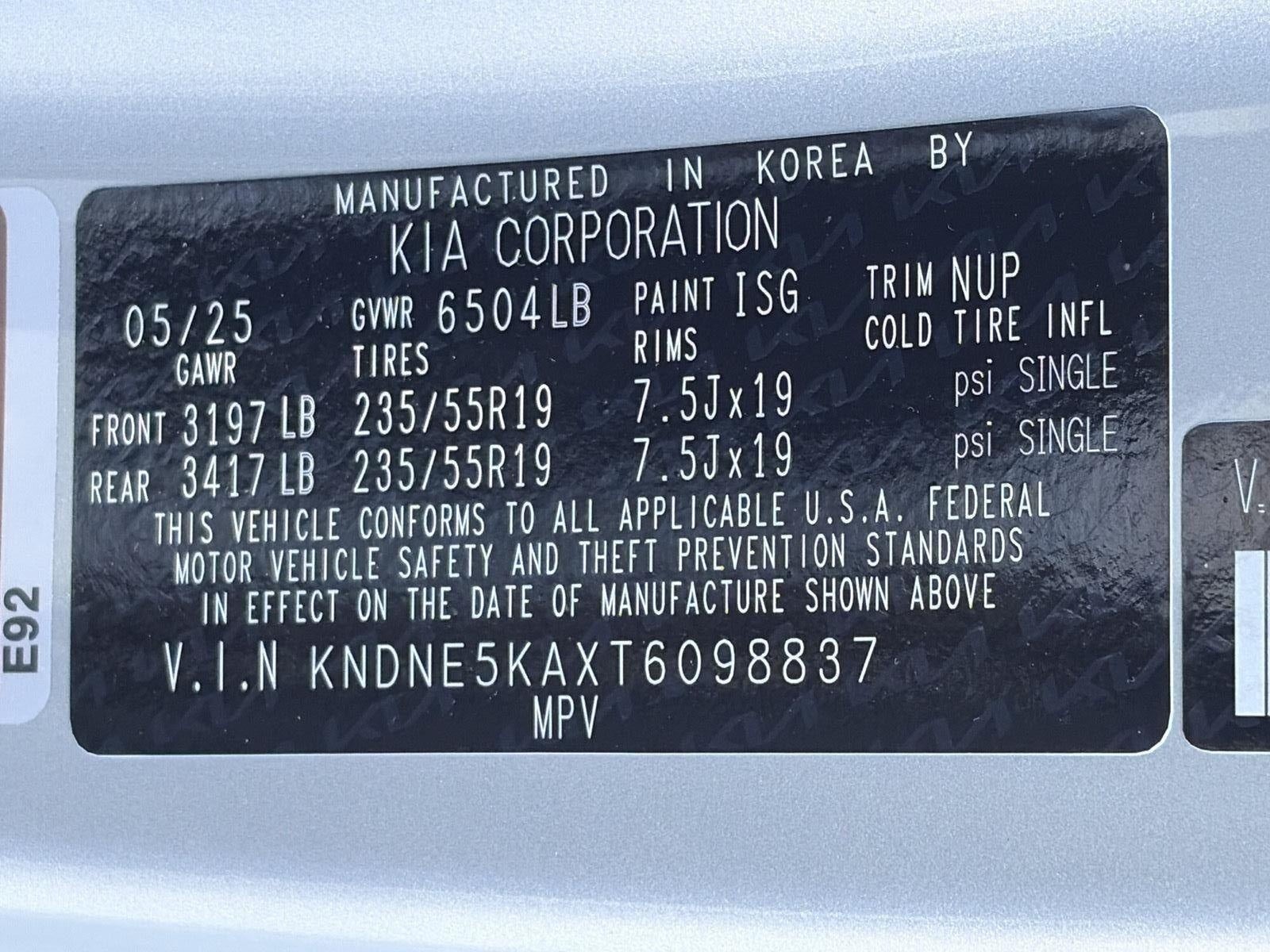 2026 Kia Carnival Hybrid SX FWD