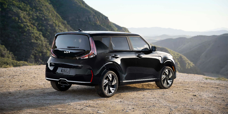 2025 Kia Soul in the mountains
