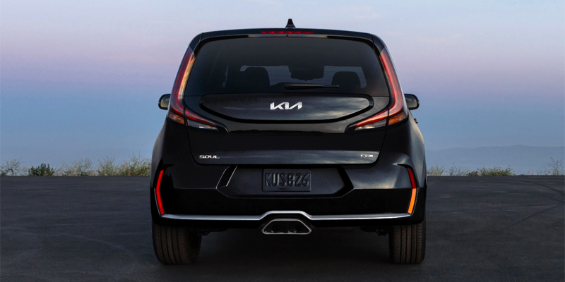 2025 Kia Soul from the rear