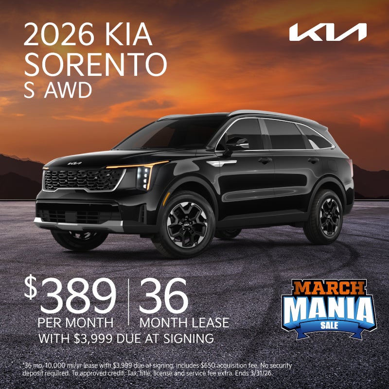 2026 Kia Sorento S AWD