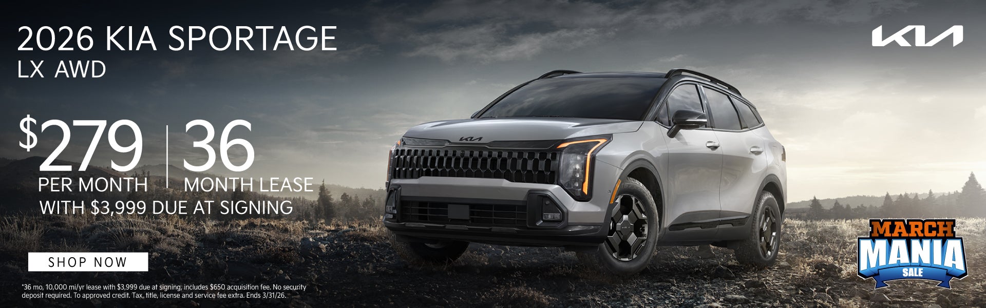 2026 Kia Sportage LX AWD